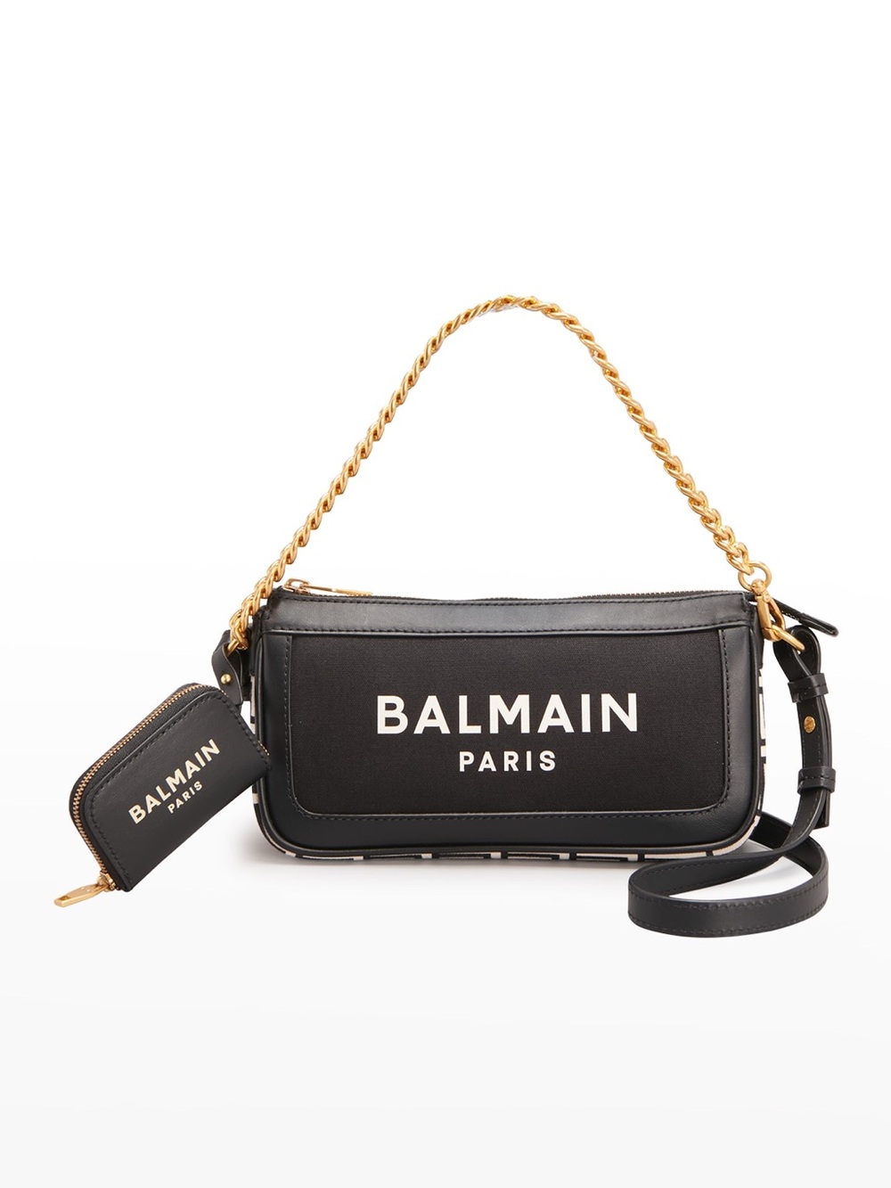 Balmain B army bag with Gold Chain